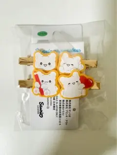 アベイル 前髪クリップ はなまるおばけ