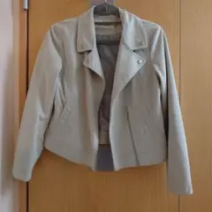 ミッシュマッシュ★スウェードライダースジャケット