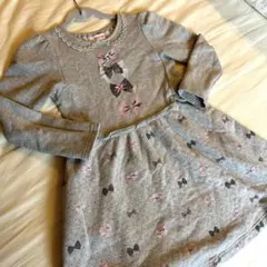 メゾピアノ リボンワンピース