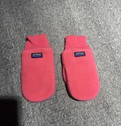 パタゴニア フリースミトン ピンク 12-24 m