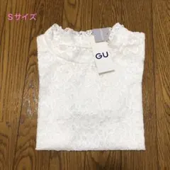 新品未使用　GU レース 半袖トップス