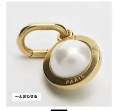 CELINE チャーム パール / レジンパール＆ゴールドフィニッシュ ブラのサムネイル