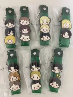 一番くじ　進撃の巨人　ぽこっとチャーム　7種 セミコンプ　シークレット　i賞