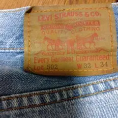 2002年製・日本製 リーバイスLevi's 502 デニム W32 L34