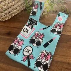 美品☆ニットトートバッグ