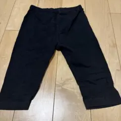 UNIQLO 黒 レギンスパンツ 七分丈100cm