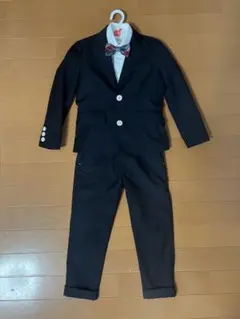 美品 smoothy スムージースーツ　シャツ、蝶ネクタイ、3点セット110 110－130】蝶ネクタイ4点セットアップ（スーツセット） | THE