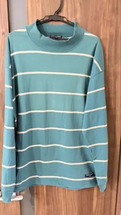 COMME des GARÇONS HOMME ボーダーモックネックT サイズLのサムネイル