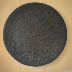民具　銅鏡　和鏡　古鏡　手鏡 西村因藩守　松鶴亀文　江戸時代　骨董 藤原周重 民具 銅鏡 和鏡 古鏡 手鏡 西村因藩守 松鶴亀文 江戸時代 骨董 藤原周
