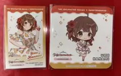 学マス　学園アイドルマスター　スイパラ　コースター&特典　花海佑芽