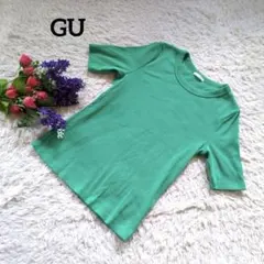 GUジーユーグリーン半袖 S