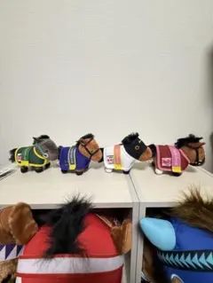 サラブレッドコレクション　馬服マスコットボールチェーン3全4種　コンプリート