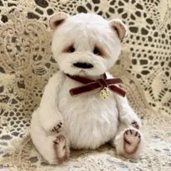 寒がり白熊ちゃん アーティストベア 海外作家様 テディベア