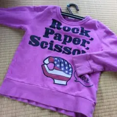 紫のRock, Paper, Scissorトレーナー