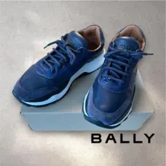 【美品】BALLY バリーBRID.O レザースニーカー EU37E/us6½M