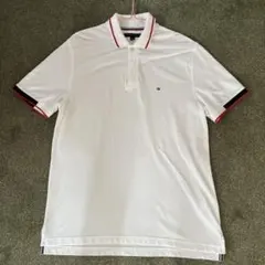 TOMMY HILFIGER ポロシャツ ホワイト L/G