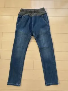 【新品タグ付】セブンブリッジ カットデニムサルエルパンツ　デニム 150cm