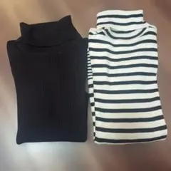 タートルネックニット 2枚セット