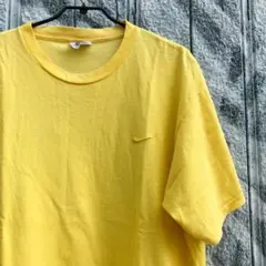 NIKE ヴィンテージ スウッシュ刺繍Tシャツ 古着 90s アメリカメイド