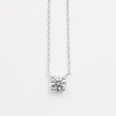 新品】ラボグロウンダイヤモンド 0.54ct ネックレス 4つ爪 鑑定書付 