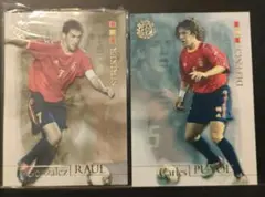 サッカーカード ラウル プジョル 2枚セット