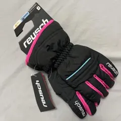 Reusch Alan Junior グローブ 4 (EU) 黒/ピンク