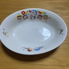 ２枚セットドラえもん 子ども用陶器皿 楕円形