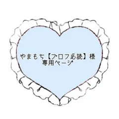やまもち【プロフ必読】様　専用ページ