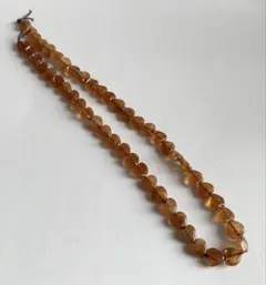 ◎レア♪天然石☆オレンジ・ガーネット ハート型 パーツ アクセサリー作製に①