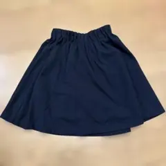 グローバルワーク　スカート　インナーパンツ付き　140 黒