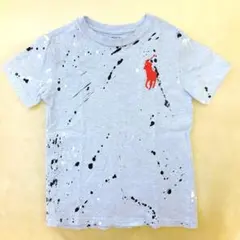 ラルフローレン☆ビッグポニー☆スプラッタープリントが格好いいTシャツ☆110cm