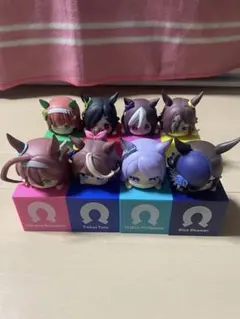 ウマ娘 プリティーダービー ひっかけフィギュア 8種セット 箱無し本体開封品