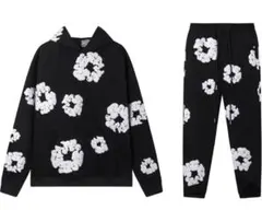 DENIM TEARSセットアップBLACK Sサイズ