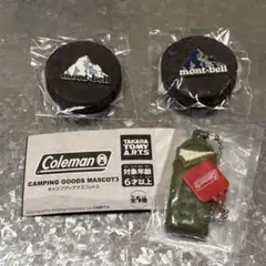 【新品未開封】【3点セット】mont-bell Coleman ガチャ　ピンズ