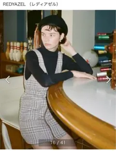 REDYAZEL レディアゼル ツイード柄ジャンスカ