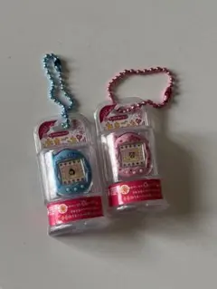 たまごっちキーホルダー2個セット 青 ピンク