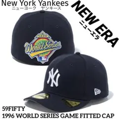 【美品】NewEraヤンキース59FIFTY WORLD SERIESパッチ