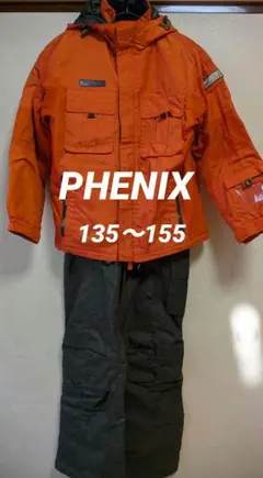 PHENIX 子ども用スキーウェア オレンジ