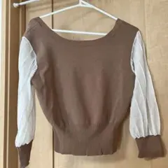 ラグナムーン　シアー切り替え　トップス　美品のサムネイル