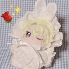 うまれたてうさぎのあかちゃんセット つたバラ刺繍 ②いつぬい あんスタ