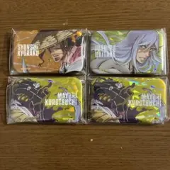 BLEACH ホロ加工スクエア缶バッジ 京楽春水浮竹十四郎涅マユリ2個4点セット