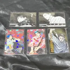 呪術廻戦 乙骨憂太 0巻 28巻 ホログラムクリカ 箔押しカード 5枚セット