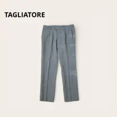 タリアトーレ テーパードパンツ イタリア製 タック センタープレース ストレッチのサムネイル