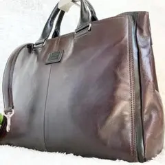 専用TAKEO KIKUCHI ブリーフケース ビジネスバッグ　A4可　ブラウン