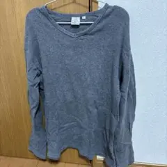 アビレックス　ロングＴシャツ　グレー　XL