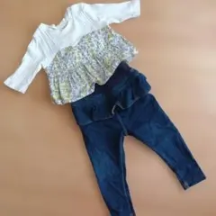petit main トップスとパンツセット 80