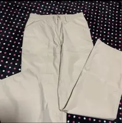 COMME ÇA NOVEL ベージュ カーゴパンツ 丈長め