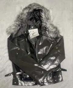 cozy worldwide ファーレザージャケット