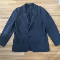 ユニクロ シングルブレザー ダークグレイ L