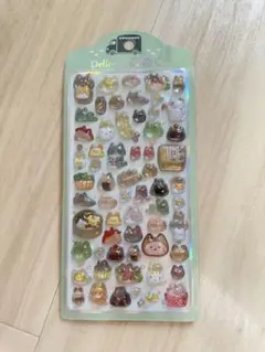 ☆コメントなし既購入OK☆3D猫シールセット